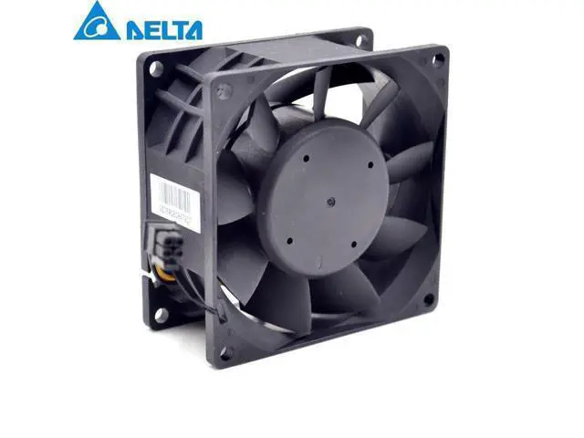 Alt view image 3 of 6 - Delta New 8CM fan 12V 3.3A PFB0812DHE three line fan violence 80 *80 * 38mm