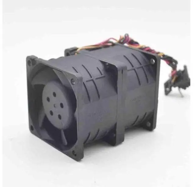 Alt view image 2 of 6 - Delta New Circular fan modified car electric turbocharger fan 5A 12V 6 * 6.5cm * 7.6cm diameter GFC0612DW