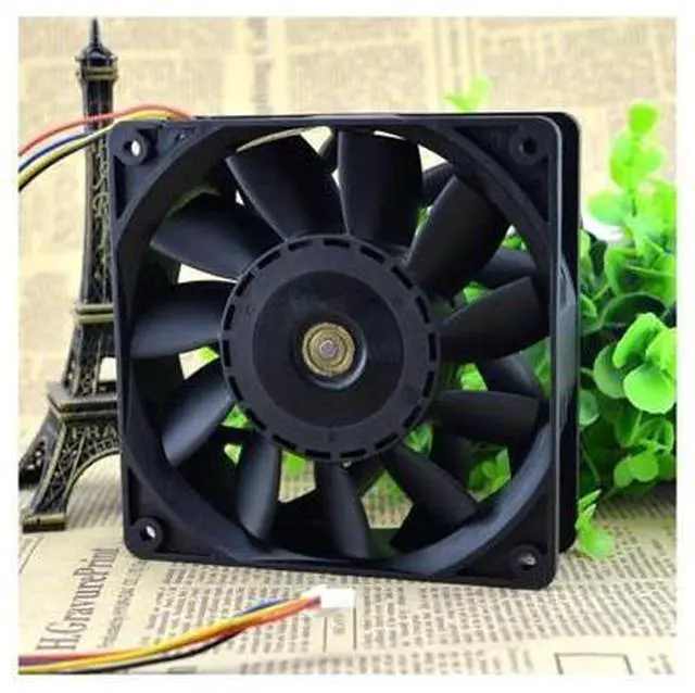 Alt view image 2 of 2 - New 12038 12CM winds of fan 48V 1.3A 2B12038B48U double ball bearing fan 120*120*38mm