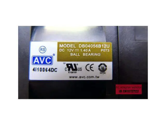 Alt view image 5 of 6 - FOR DELL CPU heat sink fan chassis 80R44 12V 1.40A c1100 Server 4056 fan