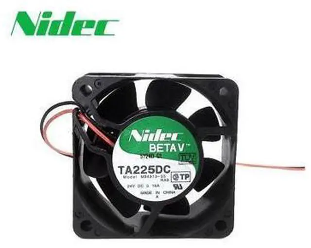 Main image of Nidec New fan TA225DC M34313-55 6CM 24V 0.16A 6025 wind inverter fan
