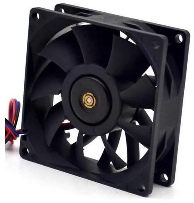 Alt view image 4 of 6 - New 8025 8CM chassis fan 12V 0.6A FFB0812SH high speed fan violence 80*80*25mm