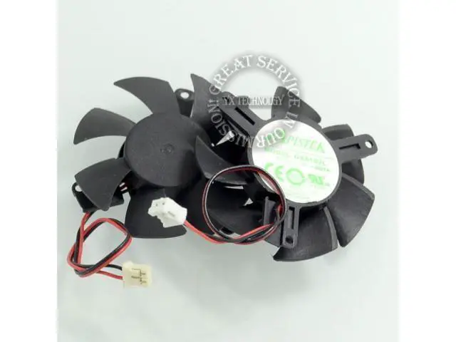 Alt view image 3 of 4 - video card fan GA51S2L 12V 0.13A Blade diameter 47mm Pitch 39 * 39 * 39mm Graphics card fan