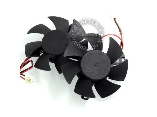 Alt view image 4 of 4 - video card fan GA51S2L 12V 0.13A Blade diameter 47mm Pitch 39 * 39 * 39mm Graphics card fan