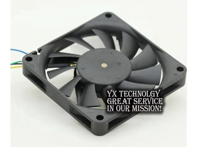 Alt view image 2 of 2 - video card fan FD127010MB-H 7010 7cm 0.2A 12V four-wire thermostat graphics card fan 70*70*10mm