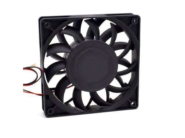 Alt view image 3 of 6 - 1pcs fan 12025 high speed air volume fan 12 cm 1.24A FFB1212SH