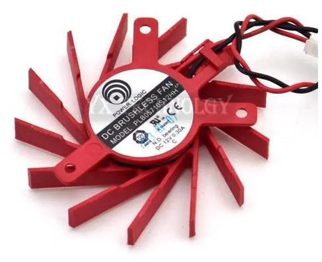 Main image of video card fan HD5550 5570 5670 V4800 Professional graphics card fan PLB05710S12HH 5.1cm diameter 12V 0.30A