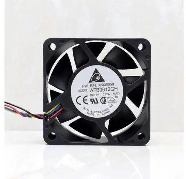 Main image of 1pcs AFB0612GH 6025 6CM 60MM 12V 0.72A 4 line pwm server inverter computer axial case cooler cooling fan