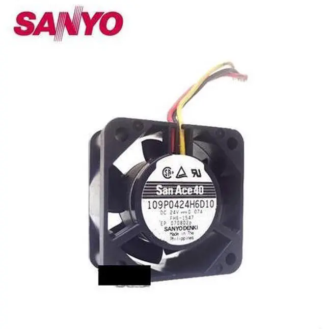 Main image of 2pcs 109P0424H6D10 4020 24V 0.07A 40mm 4cm computer case cpu axial cooling fan blower cooler