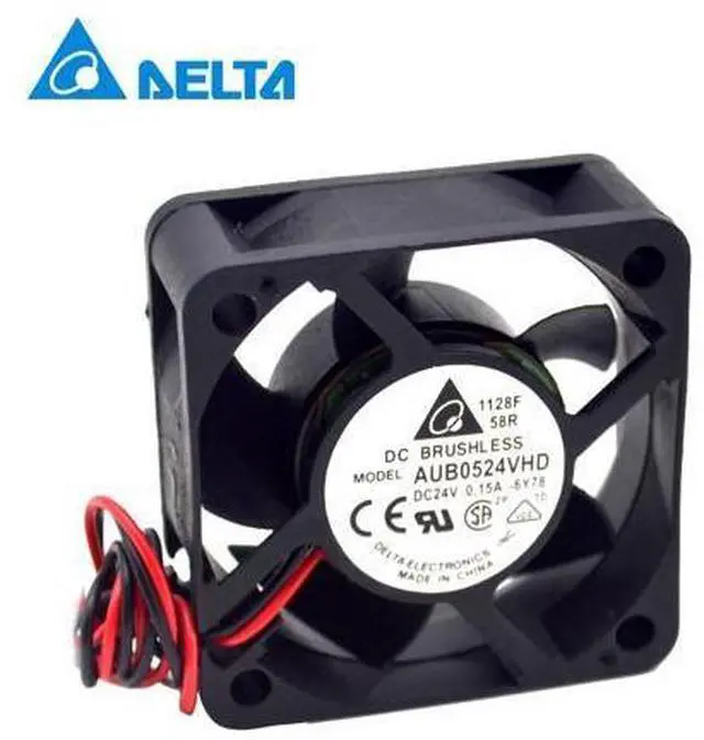 Main image of DELTA Delta AUB0524VHD 5020 50mm 5CM DC 24V 0.15A the Server inverter PC Case Cooling fan