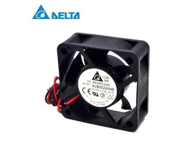 Alt view image 3 of 6 - DELTA Delta AUB0524VHD 5020 50mm 5CM DC 24V 0.15A the Server inverter PC Case Cooling fan