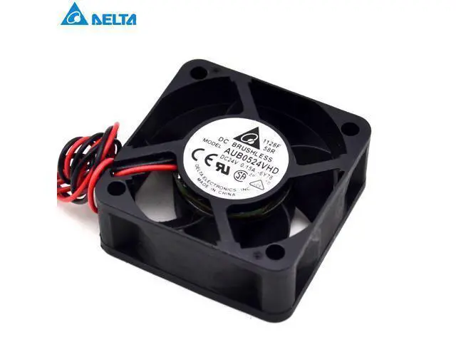 Alt view image 6 of 6 - DELTA Delta AUB0524VHD 5020 50mm 5CM DC 24V 0.15A the Server inverter PC Case Cooling fan