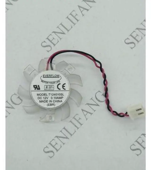 Main image of for T124010SL 37mm 23x29x29mm 12V 0.10A 2Pin For Gigabyte GT210 Graphics Card Cooler Cooling Fan