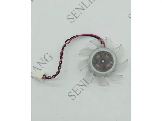 Alt view image 2 of 2 - for T124010SL 37mm 23x29x29mm 12V 0.10A 2Pin For Gigabyte GT210 Graphics Card Cooler Cooling Fan