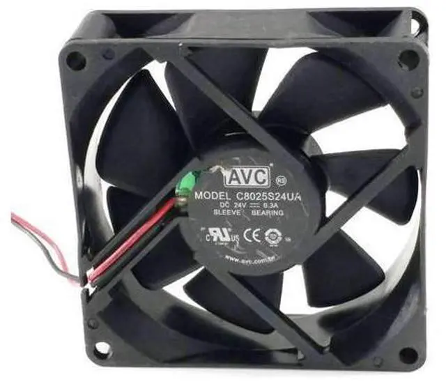Main image of server inverter blower cooling cooler C8025S24UA 24V 0.3A inverter fan 8cm 8025 80x80x25mm 80mm