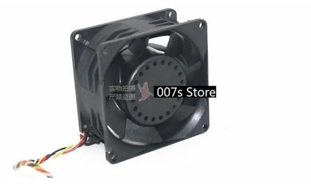 Alt view image 4 of 6 - Radiator Cooling Cooler Fan Voor DELTA PFR0812XHE 8038 13000 RPM 12 V 4.9A 8 cm 80X80X38 kogellager Super Auto booster gewelddadige