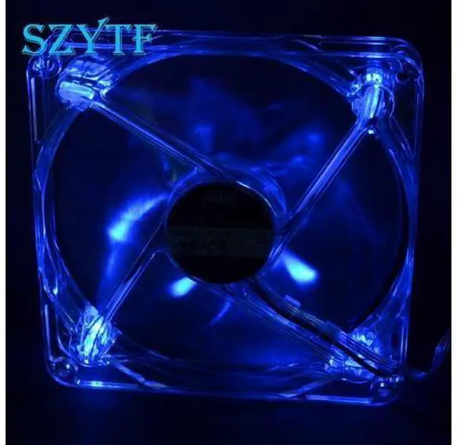 Main image of Blue or red pc fan 140mm pc case cooling fans Best silent quiet 14cm DC 12V 2Lines 4D plug computer coolers