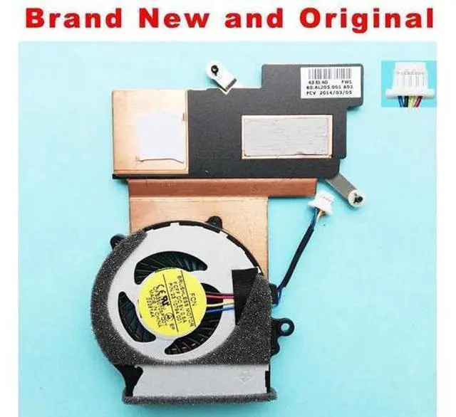 Main image of new original heatsink cooling fan for Acer V5 V5-132 V5-132P laptop cooler radiator DFS350705PQOT 23.10794.001 FCFF
