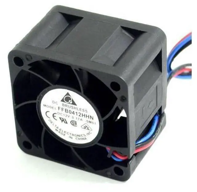 Alt view image 2 of 6 - 1pcs Original FFB0412HHN -5M01 4028 4cm 12V 0.17A 3 server cooling fan for Delta 40 * 40 * 28mm
