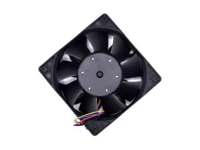 Alt view image 5 of 6 - 1pcs TFC1212DE Delta 120mm DC 12V 5200RPM 252CFM Bitcoin Miner Powerful Server Case AXIAL cooling Fan