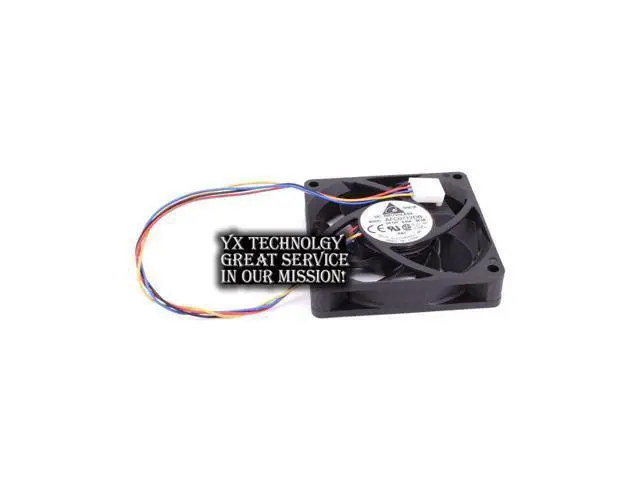 Alt view image 3 of 6 - Delta 70*70*15mm 7015 12V 0.45A AFC0712DB 4-wire PWM dual ball bearing CPU cooling fan