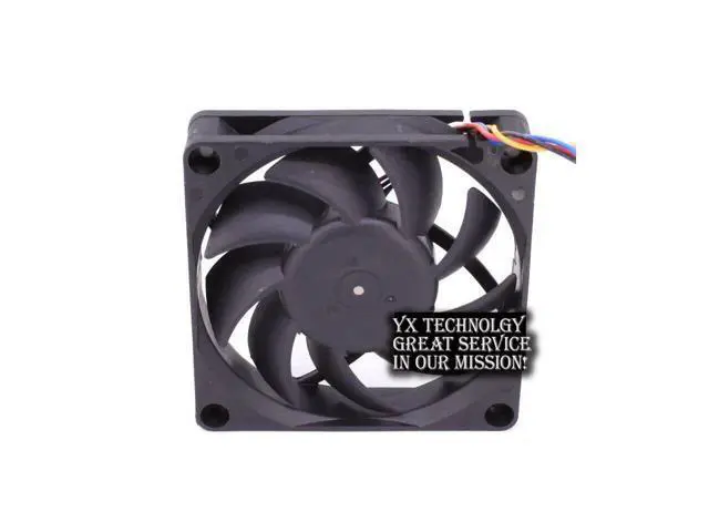 Alt view image 4 of 6 - Delta 70*70*15mm 7015 12V 0.45A AFC0712DB 4-wire PWM dual ball bearing CPU cooling fan