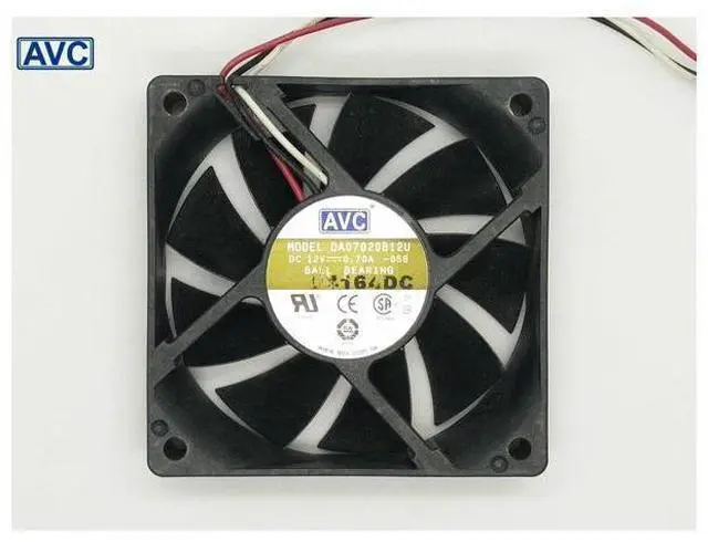 Main image of 1pcs DA07020B12U 70*70*20MM 12V 0.70A server double ball bearing cooling fan