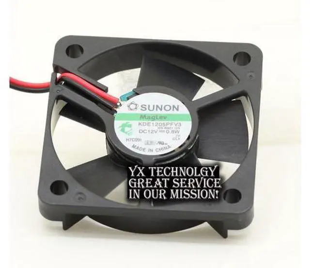 Alt view image 5 of 6 - SUNON and KDE1205PFV3 12V 0.8W 5010 5cm ultra-quiet cooling fan 50*50*10mm