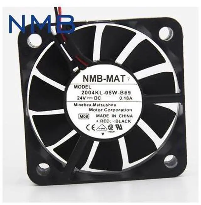 Main image of 1pcs 2004KL-05W-B69 slim DC 24V 0.18A 5010 5CM 50*50*10mm Ball bearing server converter cooling fan