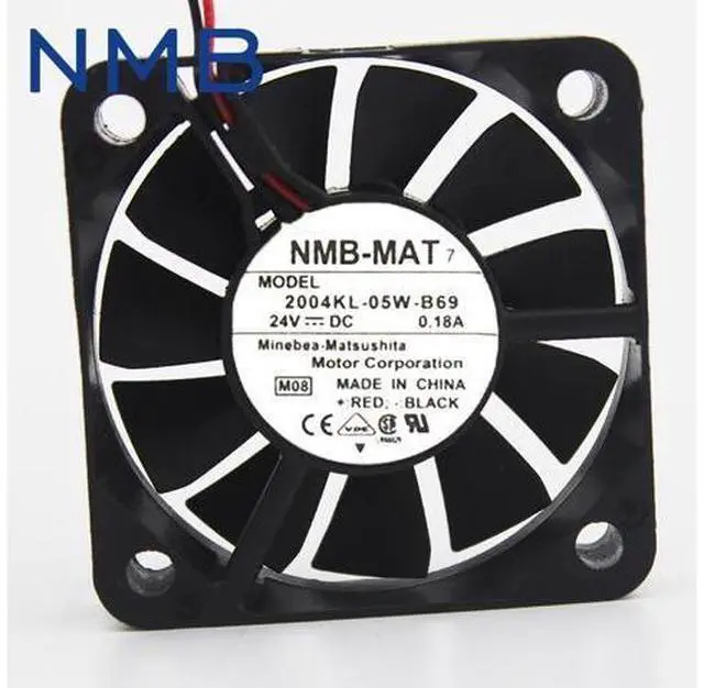 Main image of 1pcs 2004KL-05W-B69 slim DC 24V 0.18A 5010 5CM 50*50*10mm Ball bearing server converter cooling fan