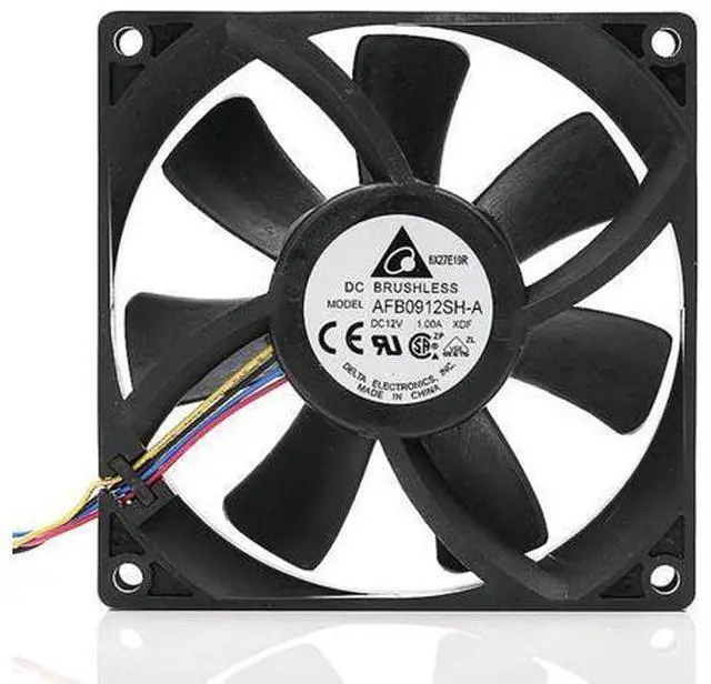 Main image of 1pcs 12V 1.00A AFB0912SH-A dual ball bearing 4-wire PWM server axial cooling fan 9225 92X92X25MM