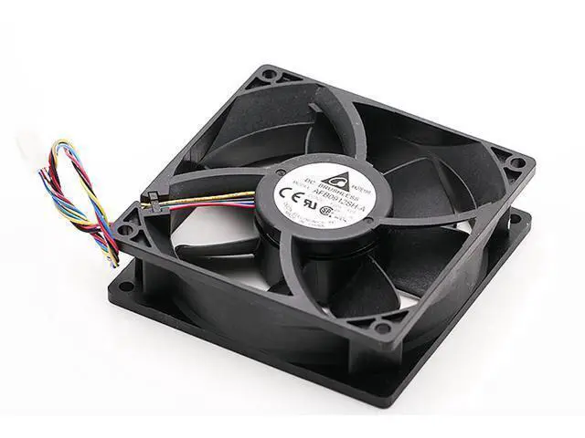 Alt view image 4 of 4 - 1pcs 12V 1.00A AFB0912SH-A dual ball bearing 4-wire PWM server axial cooling fan 9225 92X92X25MM