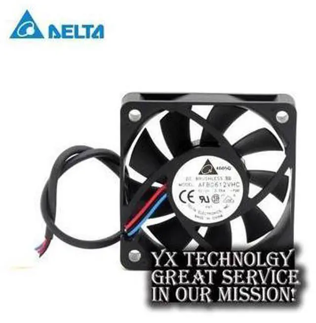 Main image of Delta 60*60*15mm AFB0612VHC 6015 12V 0.36A 6CM three-speed cooling fan for