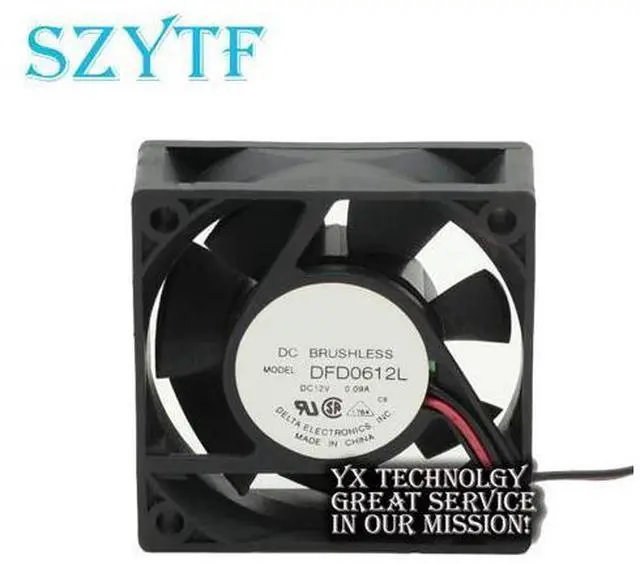 Main image of and DFD0612L 6020 6cm 12V 0.09A chassis cooling fan Delta 60*60*20mm
