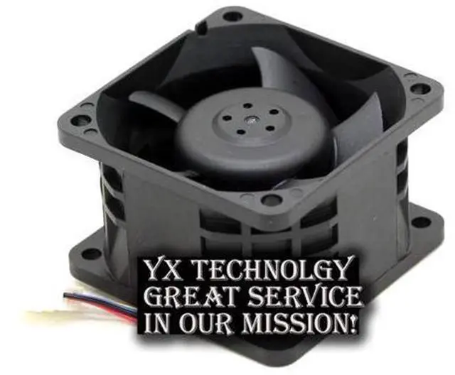 Alt view image 4 of 4 - Delta 60*60*38mm AFB0612EHE 6038 4 wire DC 12V 1.68A supports PWM cooling fan
