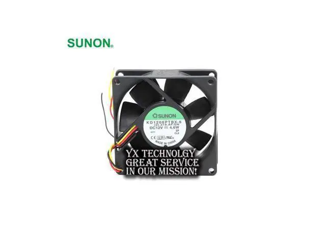 Main image of SUNON New and Original 8CM KD1208PTBX-6 12V 4.6W three wire speed ball bearing cooling fan 80 * 80 * 25mm