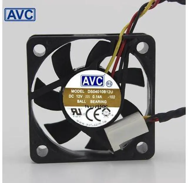 Main image of 1pcs DS04010B12U 4010 dual ball-bearing 12V 0.14A 4cm 5,500RPM 28.18CFM CPU axial cooling fan