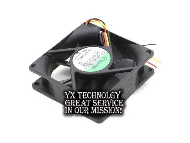 Alt view image 6 of 6 - SUNON and 8CM KD1208PTBX-6 12V 4.6W three wire speed ball bearing cooling fan 80 * 80 * 25mm