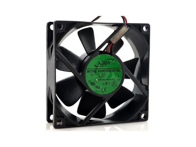 Alt view image 3 of 5 - 1pcs AD0812UX-A71GL 12V 0.45A 8025 8cm computer case cooling fan