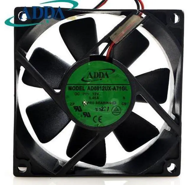 Main image of 1pcs AD0812UX-A71GL 12V 0.45A 8025 8cm computer case cooling fan