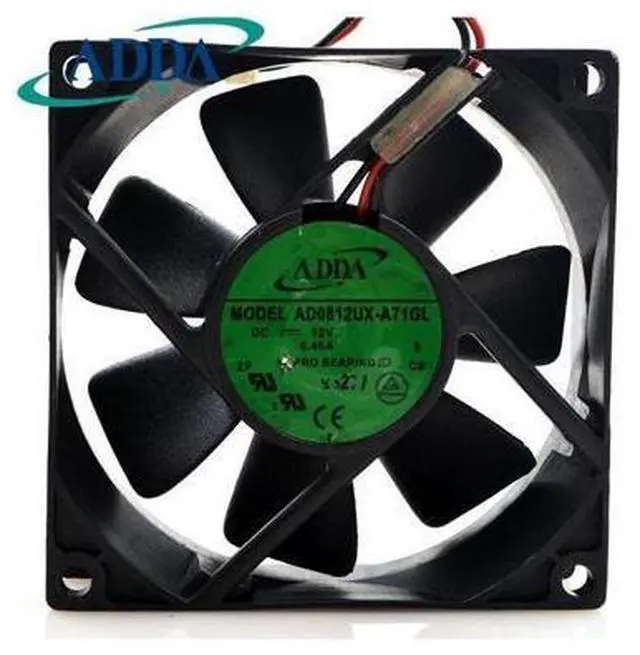 Main image of 1pcs AD0812UX-A71GL 12V 0.45A 8025 8cm computer case cooling fan
