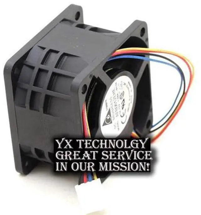 Alt view image 2 of 4 - Delta 60*60*38mm AFB0612EHE 6038 4 wire DC 12V 1.68A supports PWM cooling fan