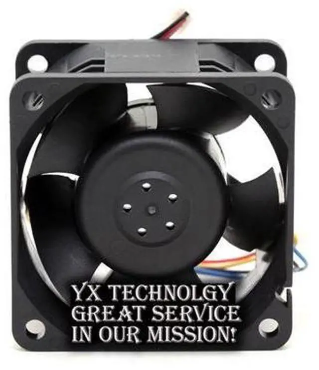 Alt view image 3 of 4 - Delta 60*60*38mm AFB0612EHE 6038 4 wire DC 12V 1.68A supports PWM cooling fan
