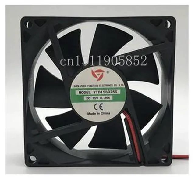 Main image of For YTD158025S DC 15V 0.35A 2-wire 80x80x25mm Server Cooling Fan