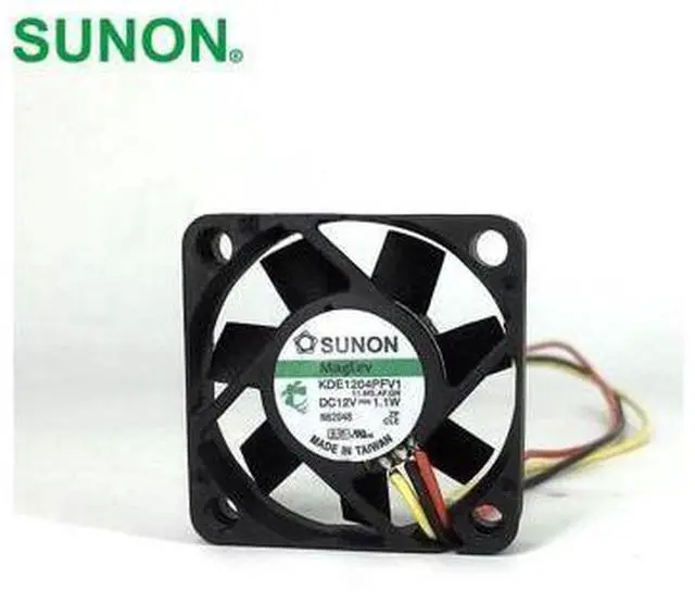 Main image of 2pcs maglev cooling fans KDE1204PFV1 4010 40mm DC 12V 1.1W 3 wire fan switch