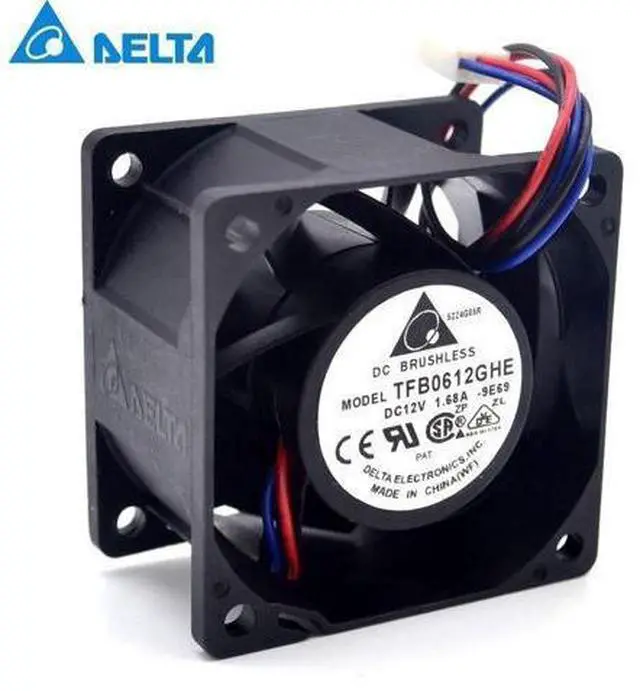 Main image of Delta New and Original in TFB0612GHE 6038 6 cm 12v 1.68A server fan cooling for 60*60*38mm