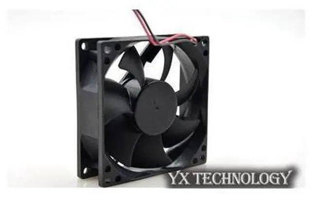 Alt view image 2 of 3 - New Original 80*80*25MM 8CM DS08025B12U 12V 0.70A double ball-bearing computer cooling fan