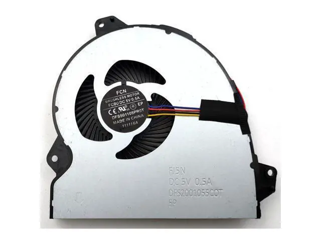 Alt view image 2 of 3 - New For Asus ROG Strix FX53VD FX53VD-ES74 FX53VD-MS72 FX53VD-RH71 FX53VE FX53VE-MS74 FX53VW FX53VW-GH71 Laptop CPU Cooling Fan