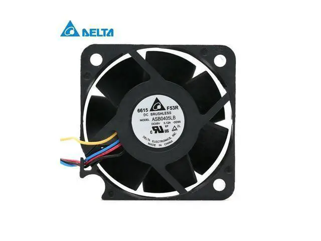 Main image of 1pcs ASB0405LB DC 5V 0.12A 4015 40x40x15mm Server Square Cooling Fan pwm 4-Pin