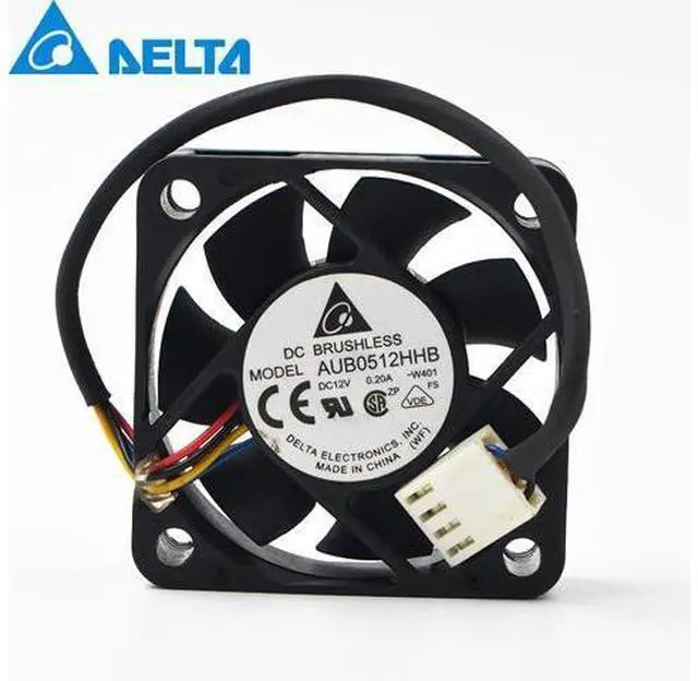 Main image of 1pcs AUB0512HHB W401 DC12V 0.2A 5015 5CM 50x50x15mm 4Pin Server Cooling Fan pwm